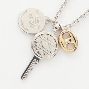 Dior Homme Necklace Stainless Steel GP (Gold Plated) Men's Women's Silver Gold